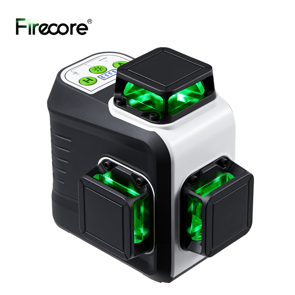 Power Tools Green - FIRECORE 360 Laser Level 12 Lines