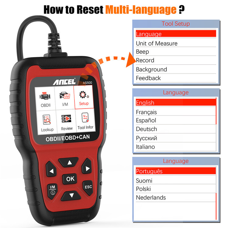 Ancel AS500 OBD2 Electric Powe - đánh giá và giá Power Tools English