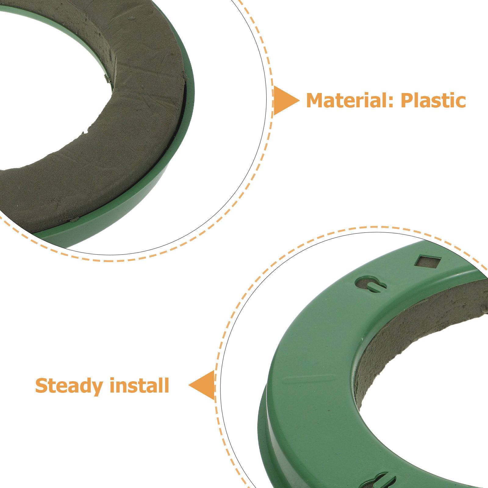 Ring Suction Cup Plastic Fixed - đánh giá và giá Power Tools Green