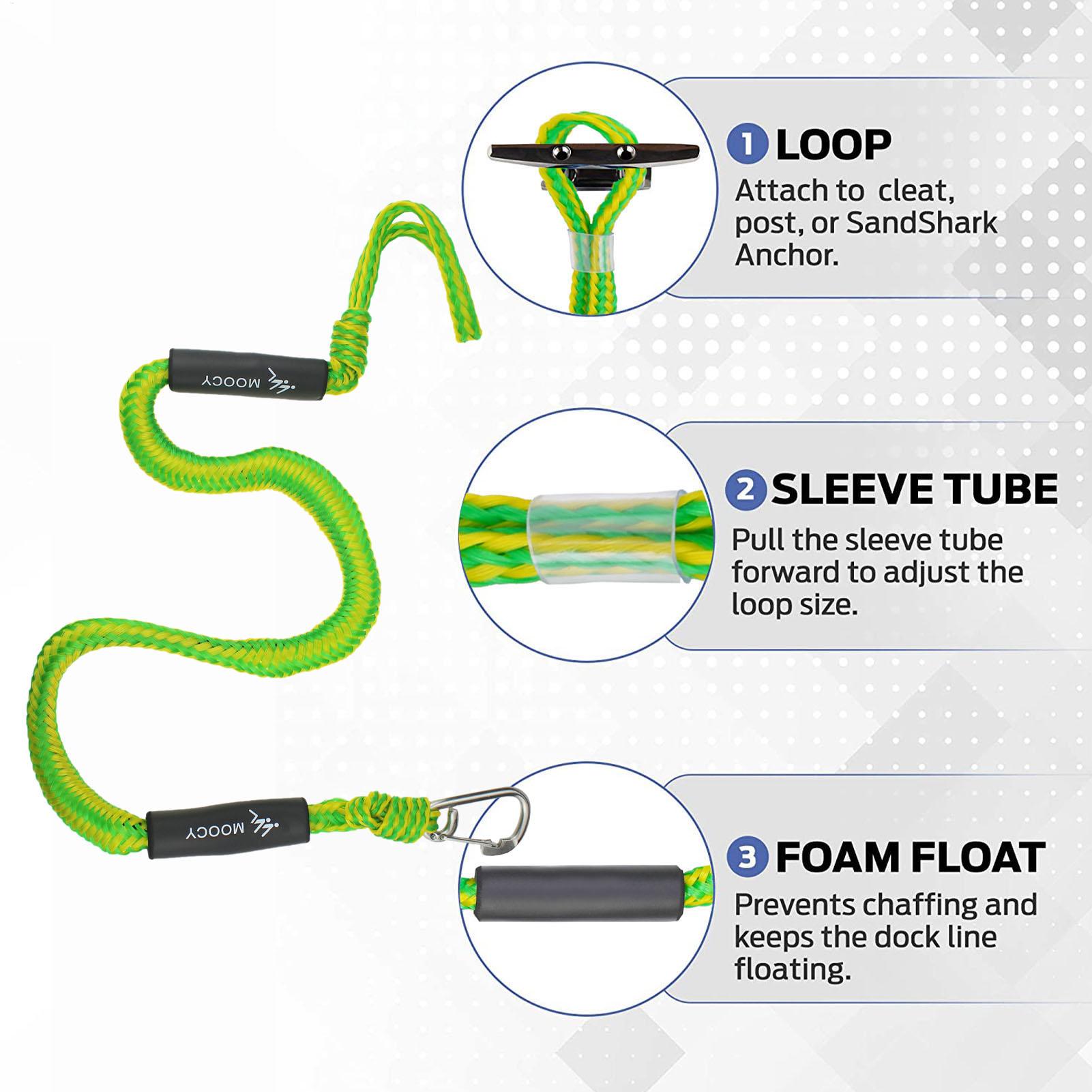 Boat Dock Lines Cords Docking  - đánh giá và giá Power Tools Green