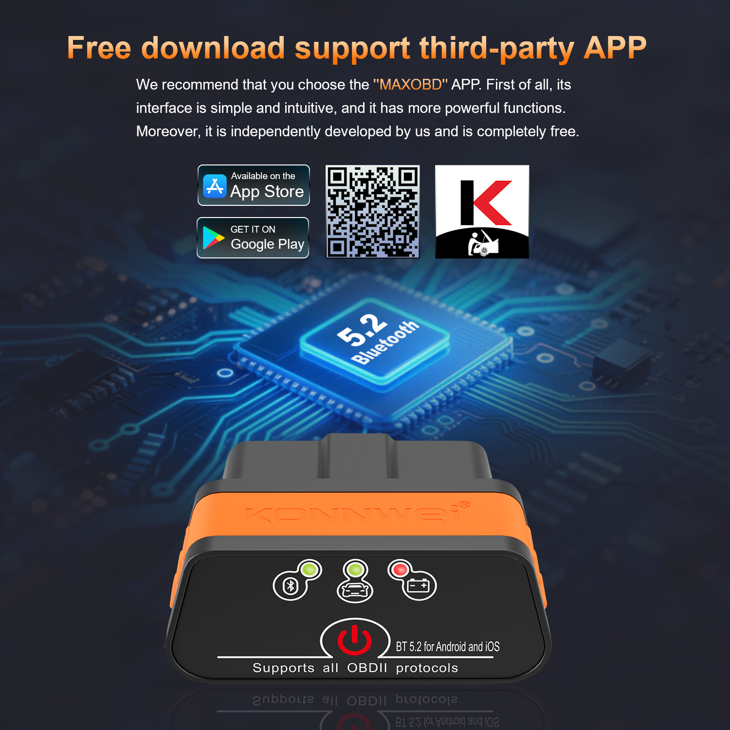 MINI OBD2 KW901 Bluetooth 4.0  - đánh giá và giá Power Tools English