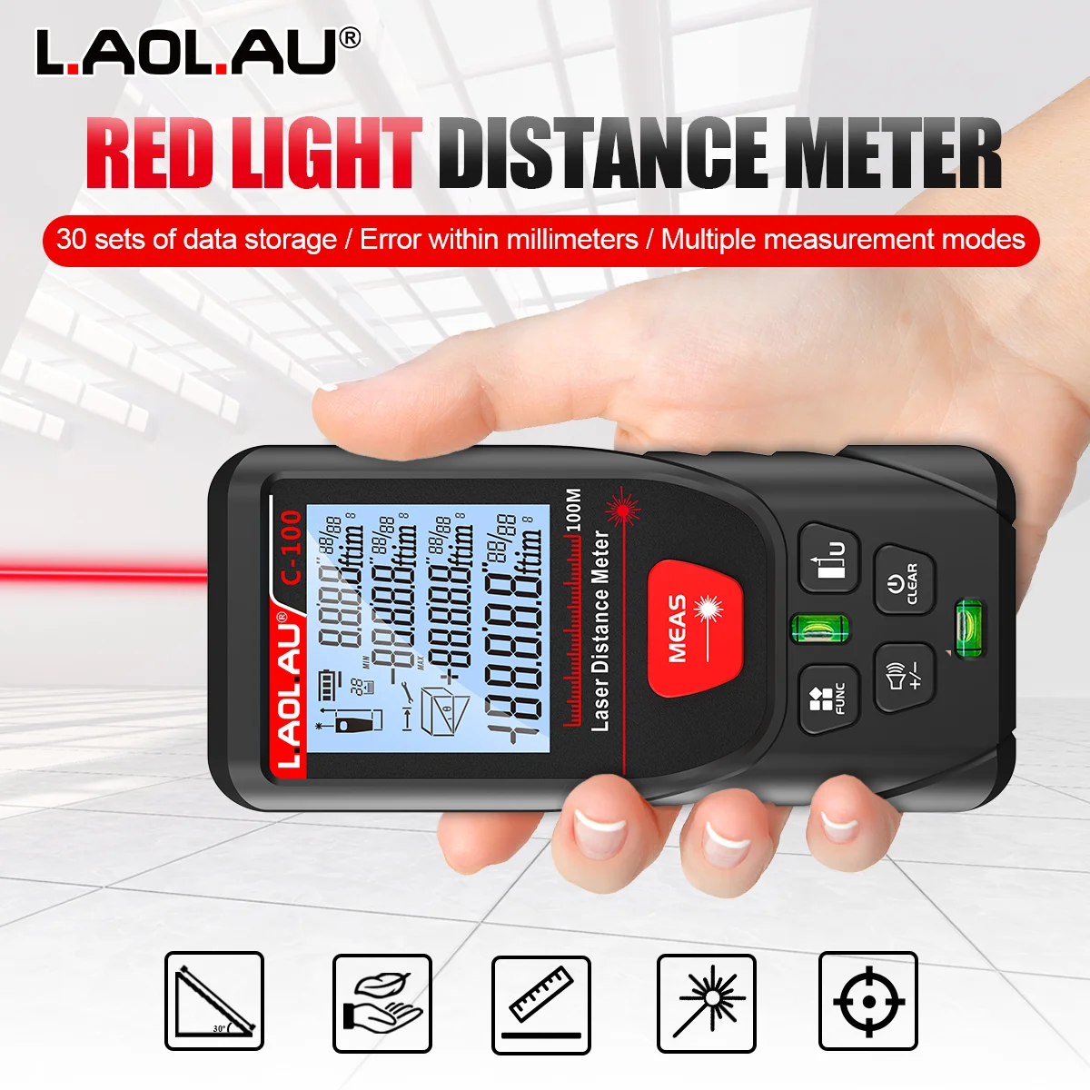 LAOLAU Digital Laser Range Fin - đánh giá và giá Power Tools Green