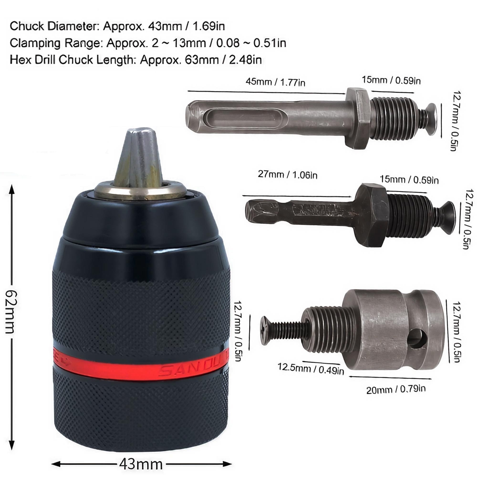 Keyless Drill Chuck Impact Dri - đánh giá và giá Power Z Tools