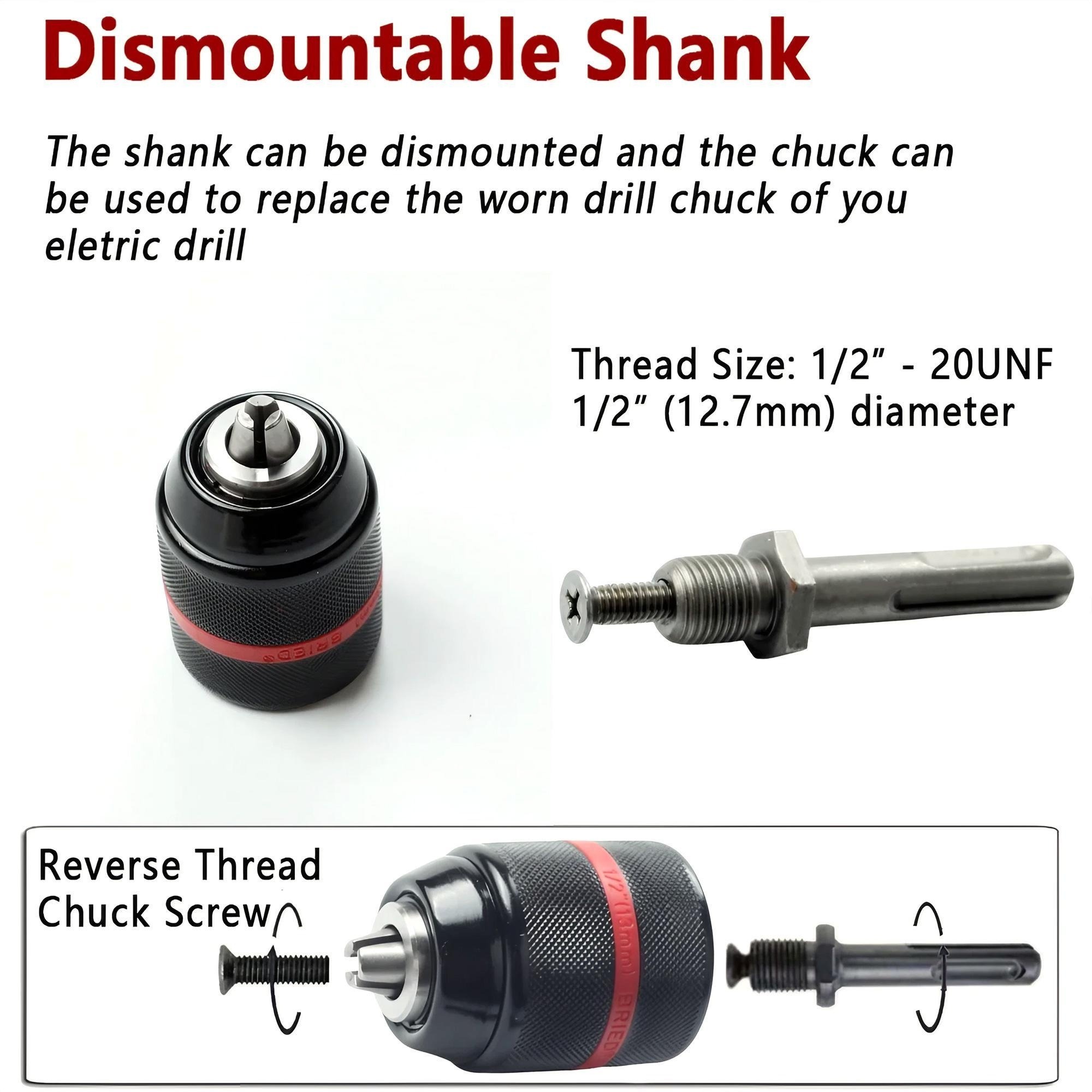 Keyless Drill Chuck Impact Dri - đánh giá và giá Power Z Tools