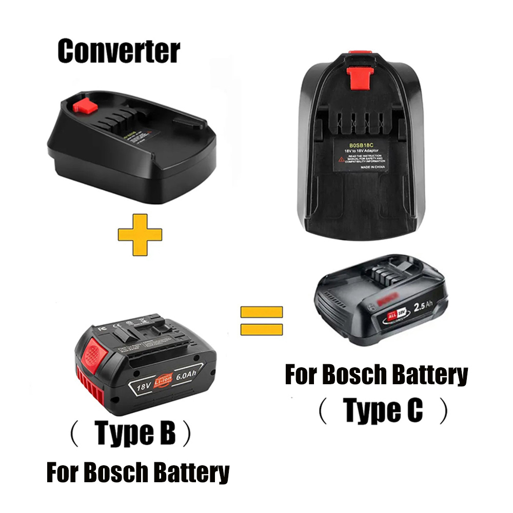 Battery Adapter Use For Bosch  - đánh giá và giá Power Tools Green