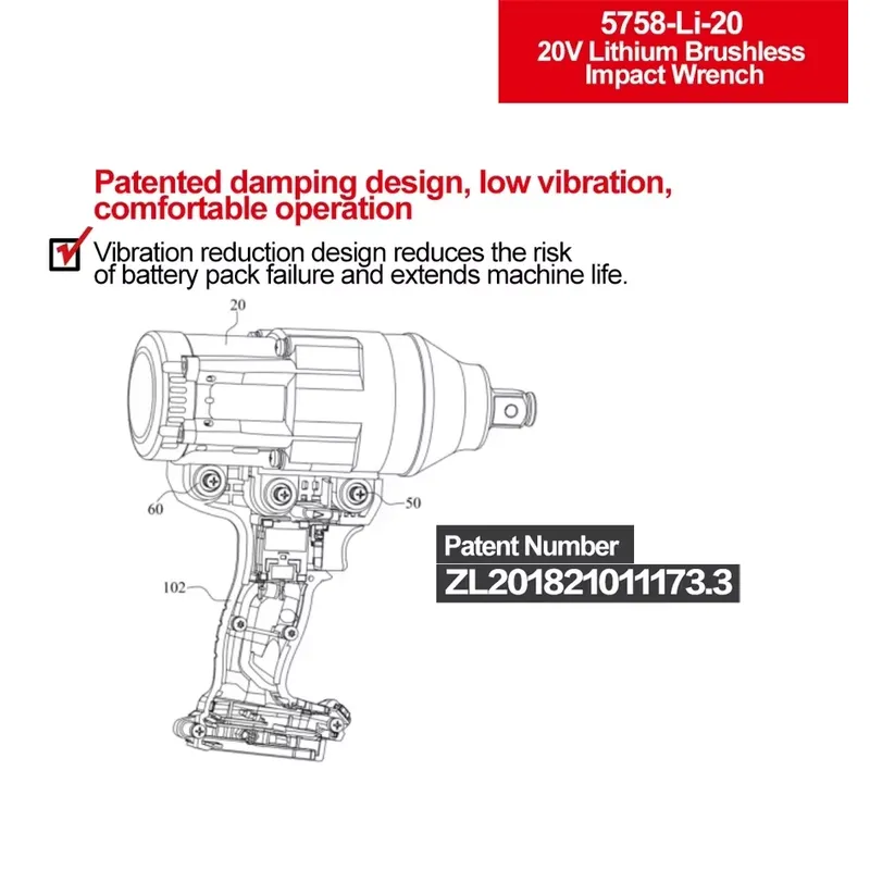Devon 20V large torque three t - đánh giá và giá Power Tools Battery