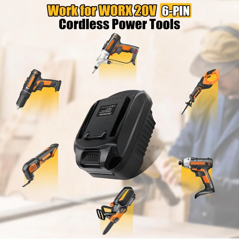 DM20WORX6 Battery Adapter for  - đánh giá và giá Dewalt Power Tools Xr